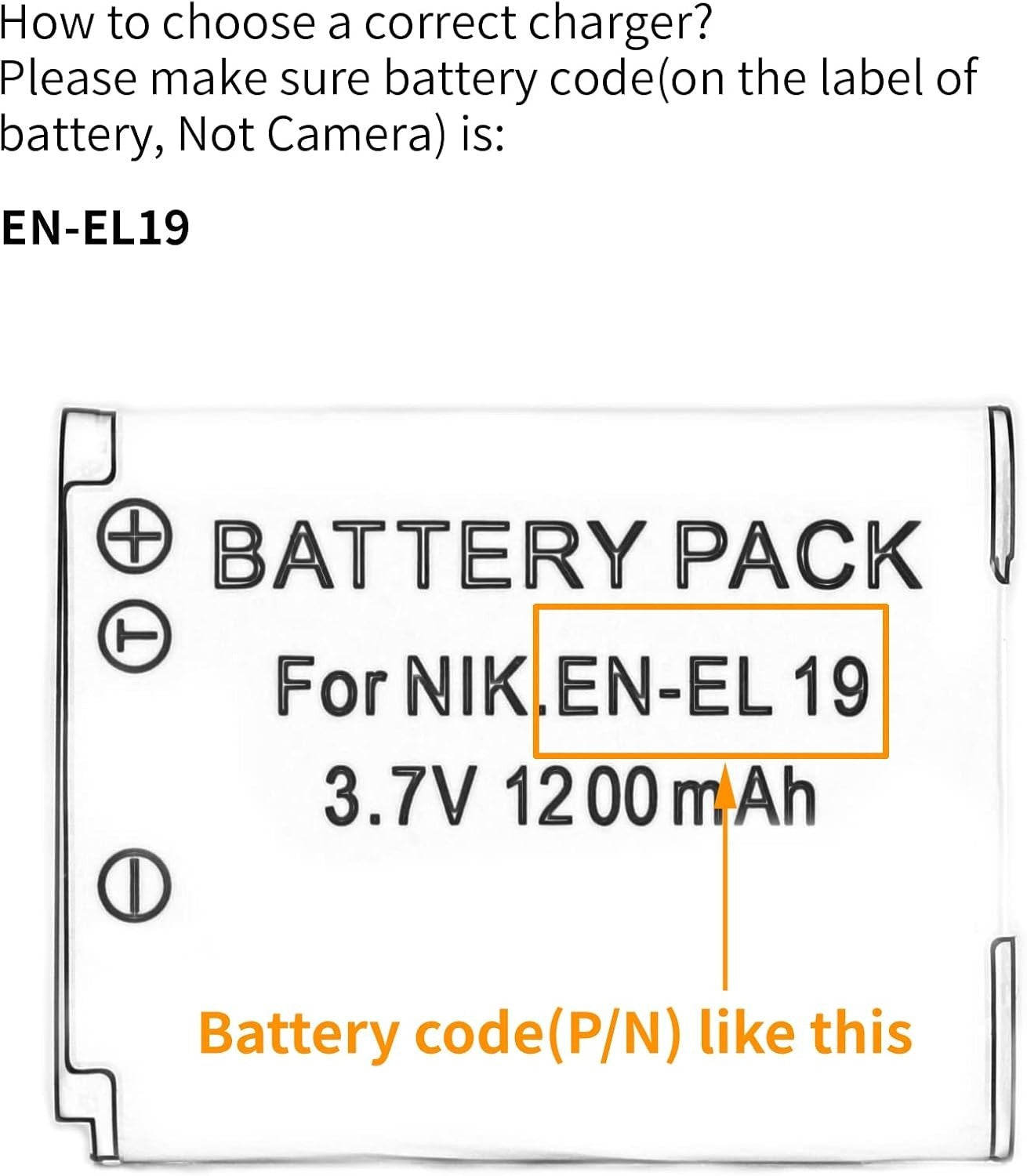 USB Battery Charger Nikon EN-EL19 ENEL19 EN EL19 Battery