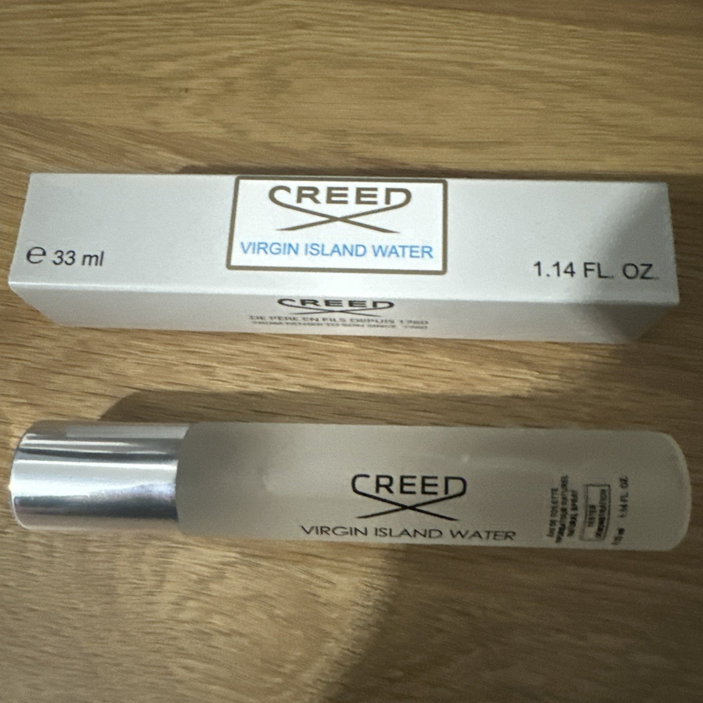 CREED 'Virgin Island Water' EDT Travel Size 33ml new Boxed