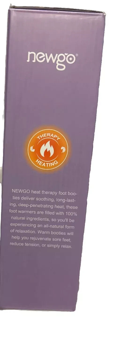 NEWGO Microwavable Booties and Feet Warmers *NEW* Heat Therapy Beige