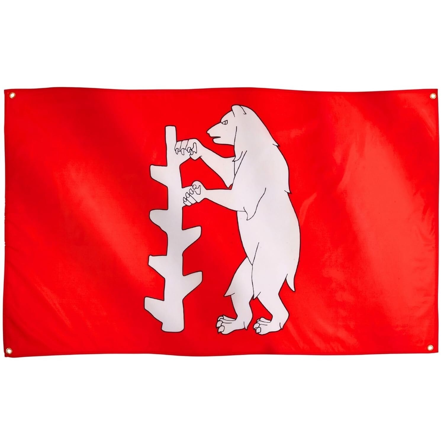 Warwickshire Flag 5 x 3 FT - 100% Polyester With Eyelets - English County