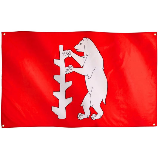 Warwickshire Flag 5 x 3 FT - 100% Polyester With Eyelets - English County