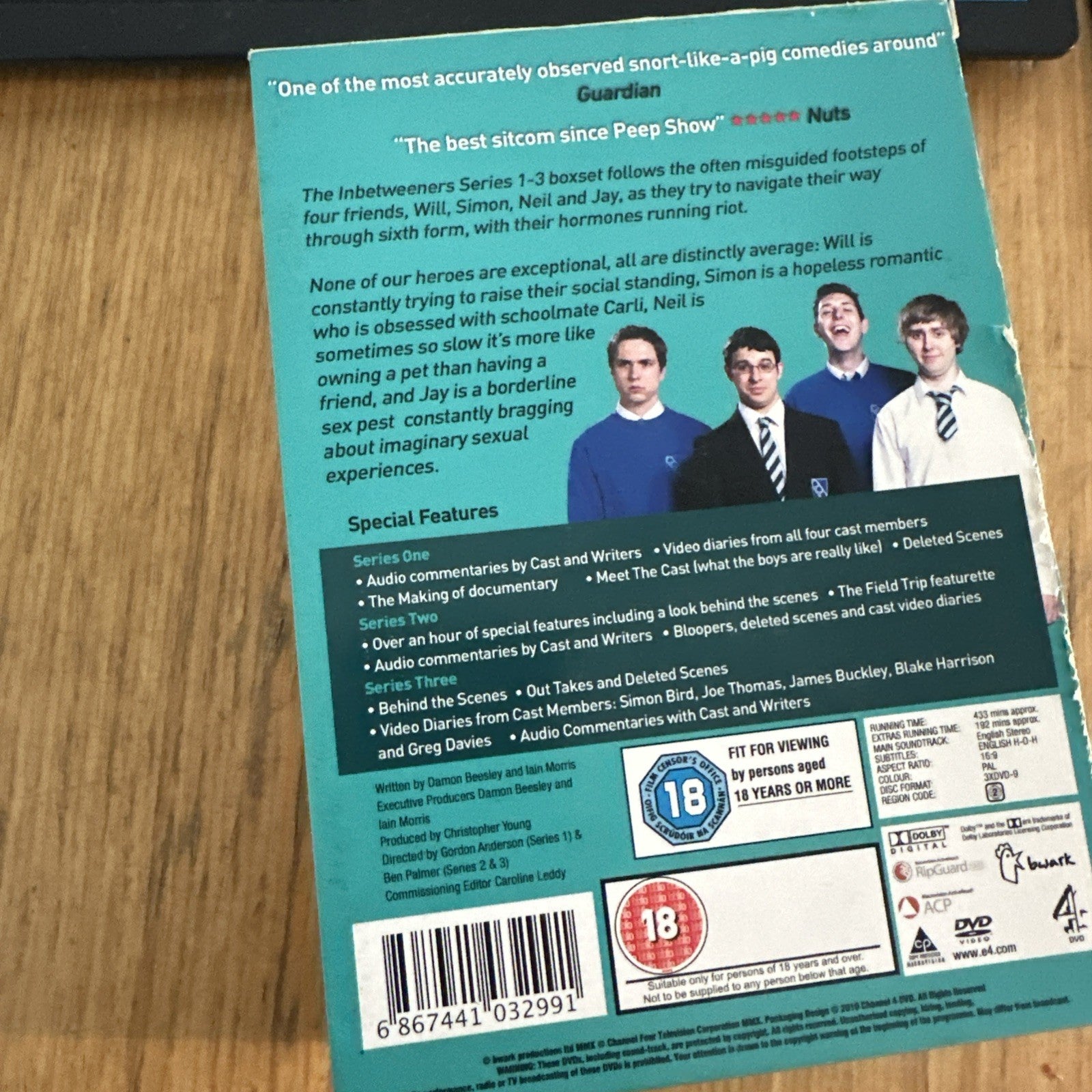 The Inbetweeners - Series 1-3 - Complete DVD Comedy (2010) Simon Bird