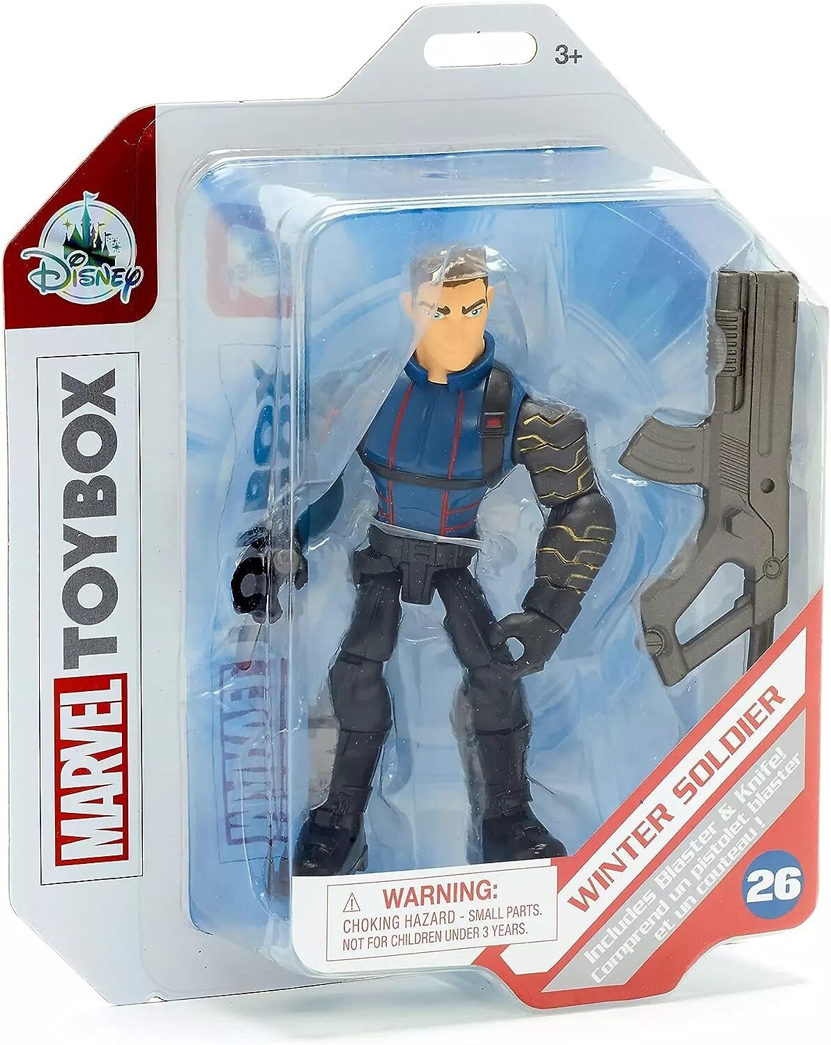 Disney Store Marvel Toybox Winter Soldier Action Figure Brand New