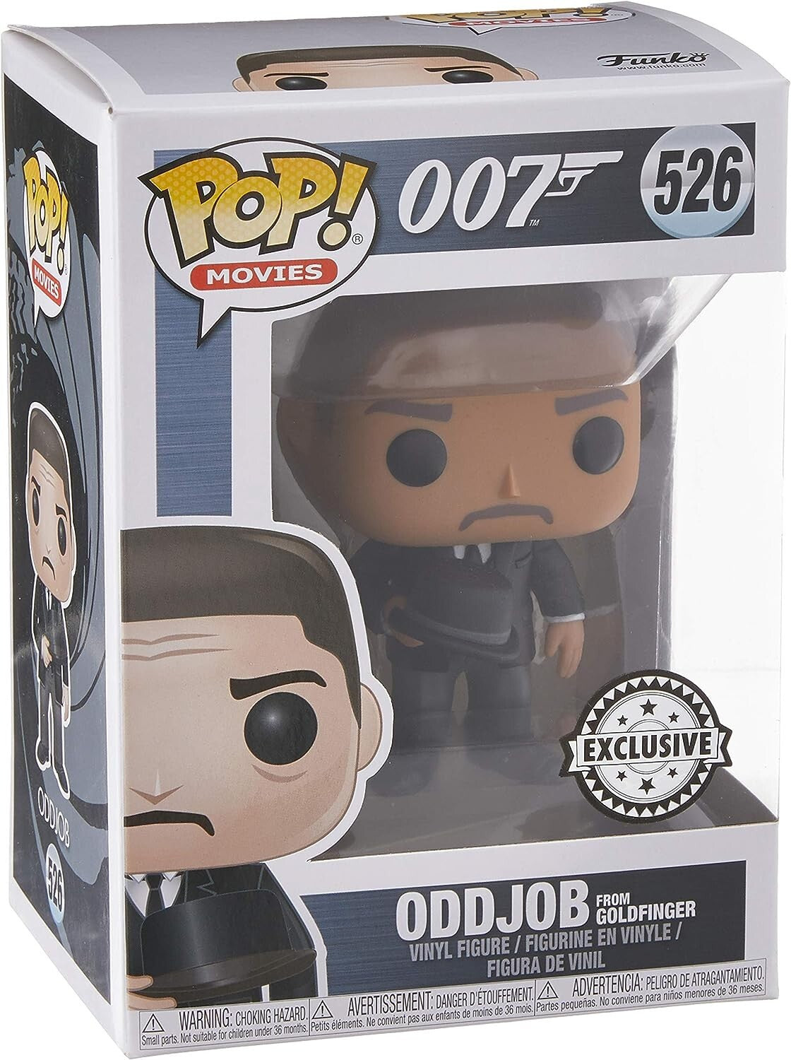 Funko Pop Movies #520 Oddjob from Goldfinger vinyl figure (James Bond 007)