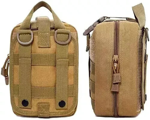 First Aid Kit Bag, EMT Rip Away Pouch, Tactical MOLLE First Aid Kit