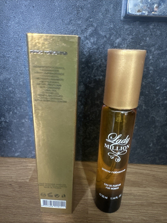 Womenβs perfume lady million pacco rabanne 33ml