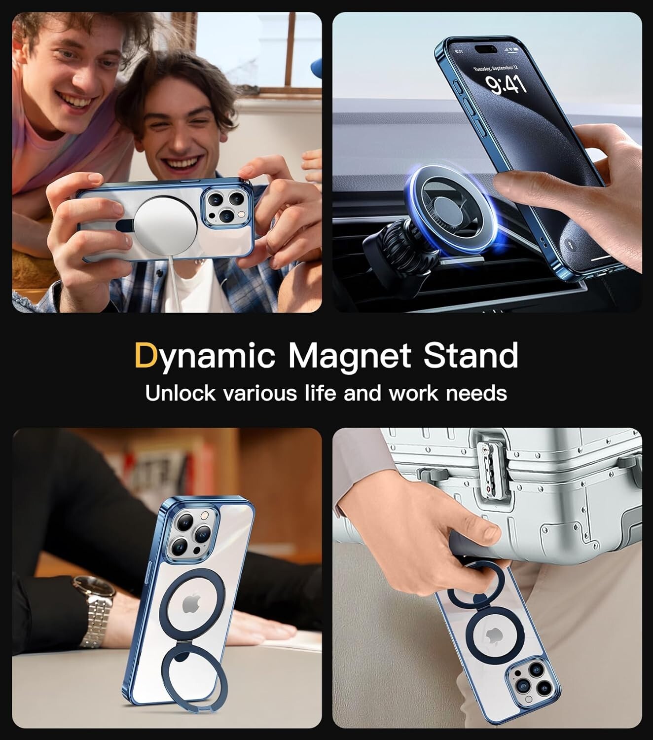 Humixx for iPhone 15 Pro Case, Waterproof Phone Case for iPhone 15 Pro, Built-in