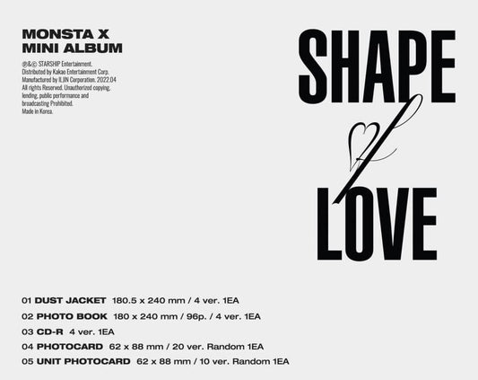 Monsta X Shape of Love-Inkl.Photobook (CD)
