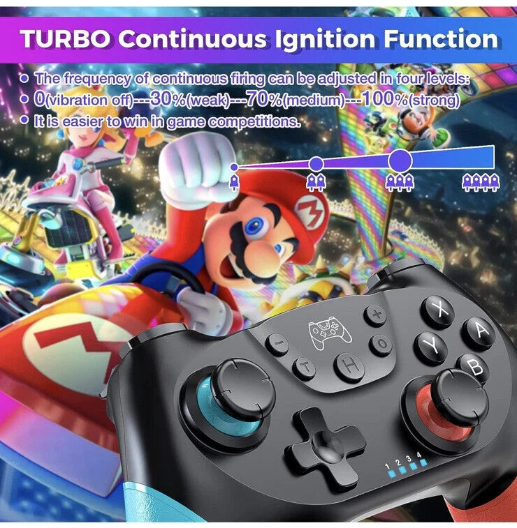 Wireless Bluetooth RGB Controller for Nintendo Switch/Switch OLED/Switch Lite/PC