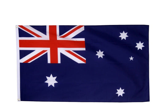 Australia Flag Large 5 x 3 FT - 100% Polyester With Eyelets - Australian