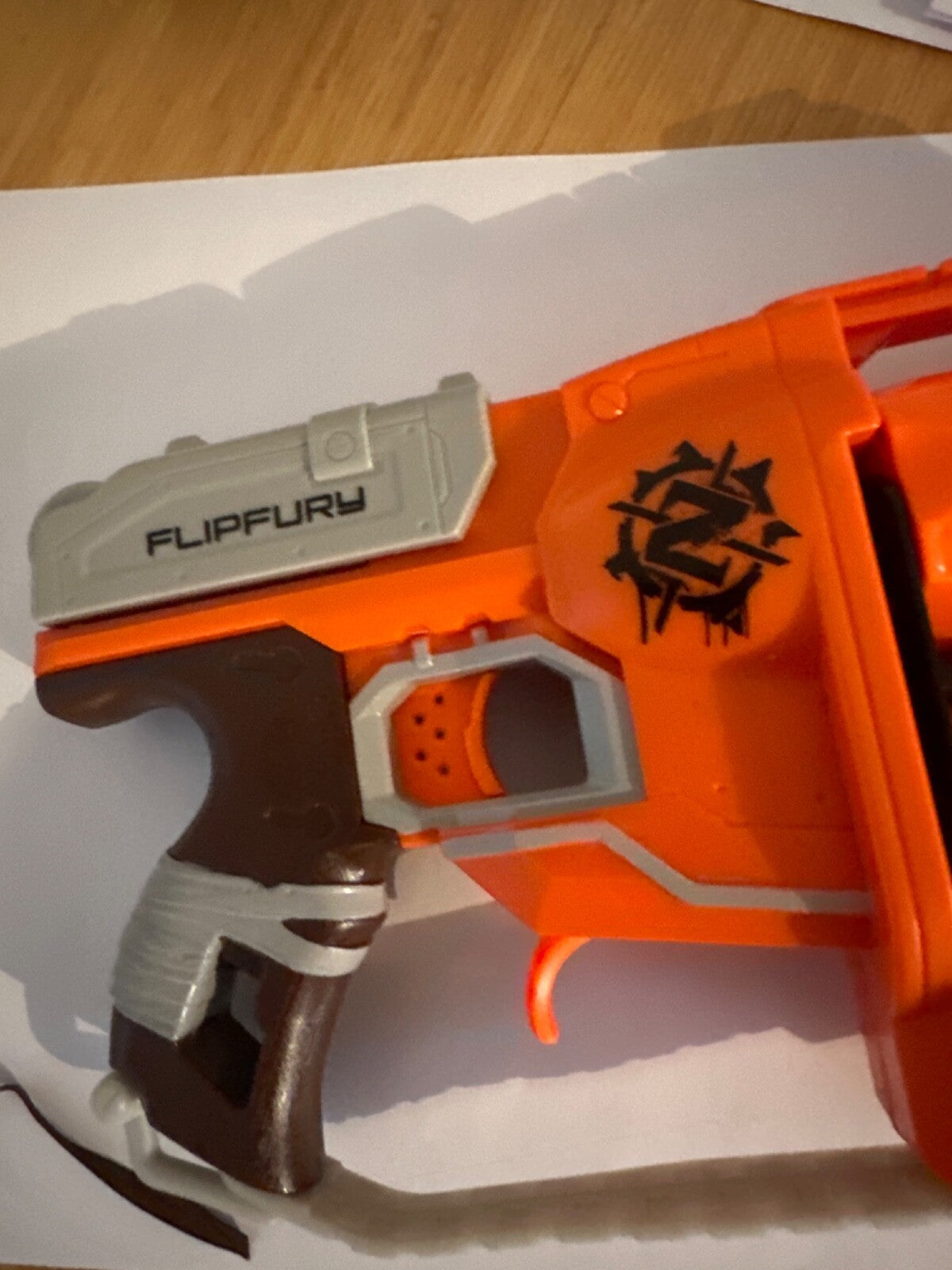 NERF Zombie Strike Flipfury Soft Dart Blaster