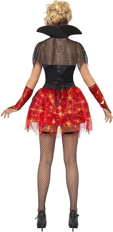 Smiffy's / Fever Ladies All That Glitters Vamp Gloss Fancy Dress Outfit, UK 8-10
