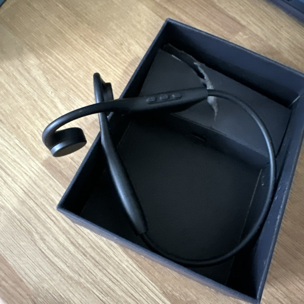 SANOTO Bone Conduction Headphones Open Ear Headphones Wireless - Box Opened