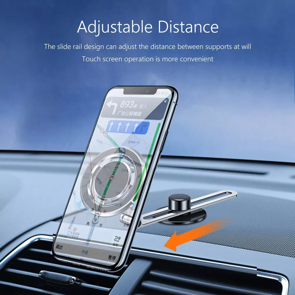Universal Magnetic 360° Rotating Car Mobile Phone Mount Dashboard Strong Holder