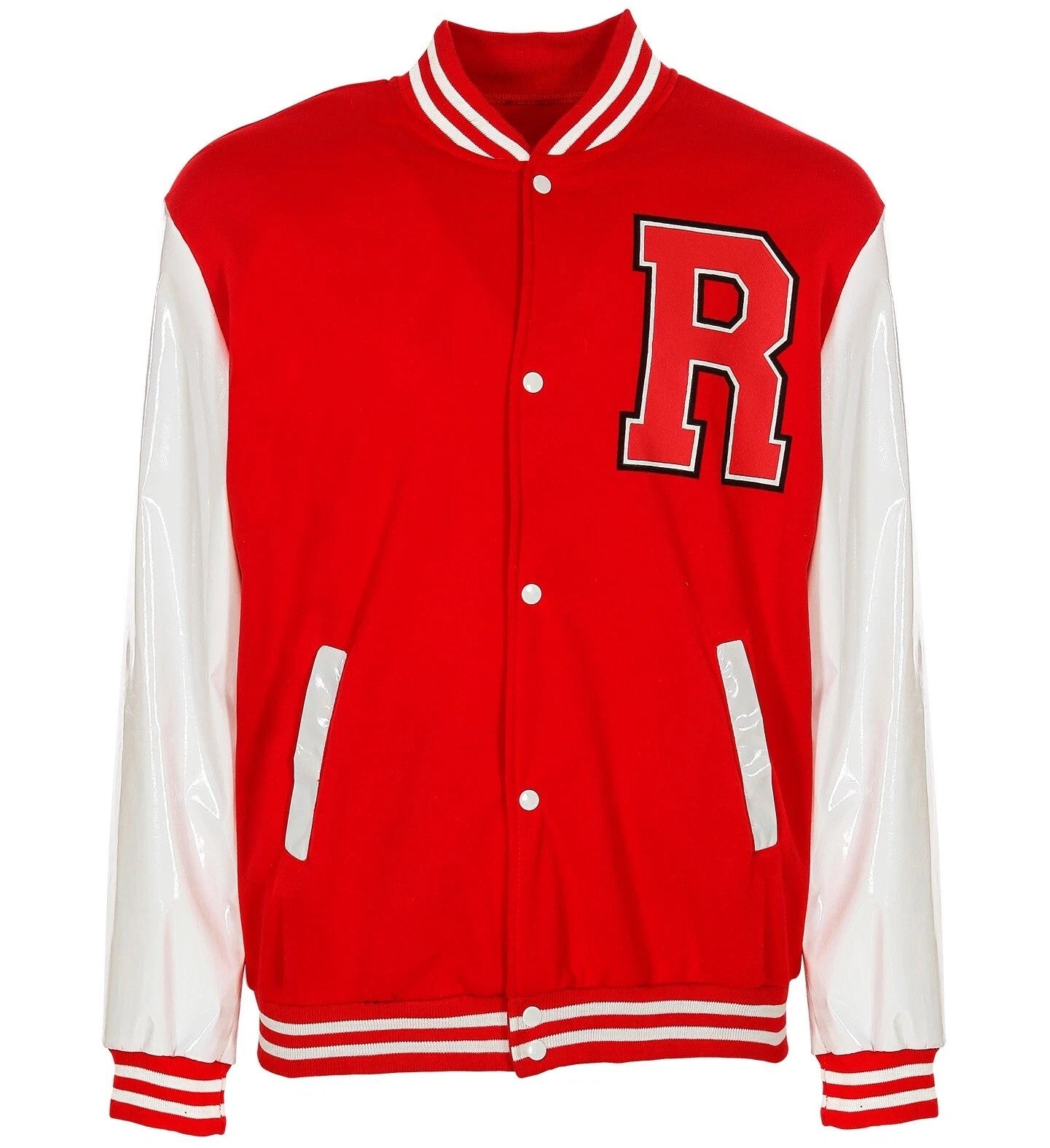 Collage Jock Letterman Jacket - Rydell High - Large