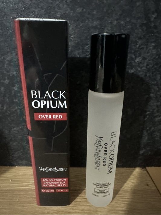 YSL Yves Saint Laurent Black Opium Eau de Parfum Over Red Travel Size 33ml