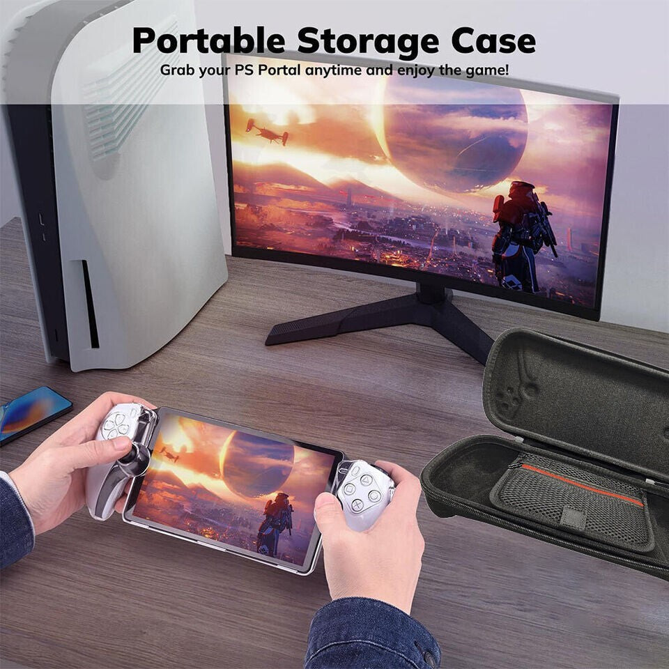 Hard Carrying Case for Playstation Portal Remote Player Protective Travel Case