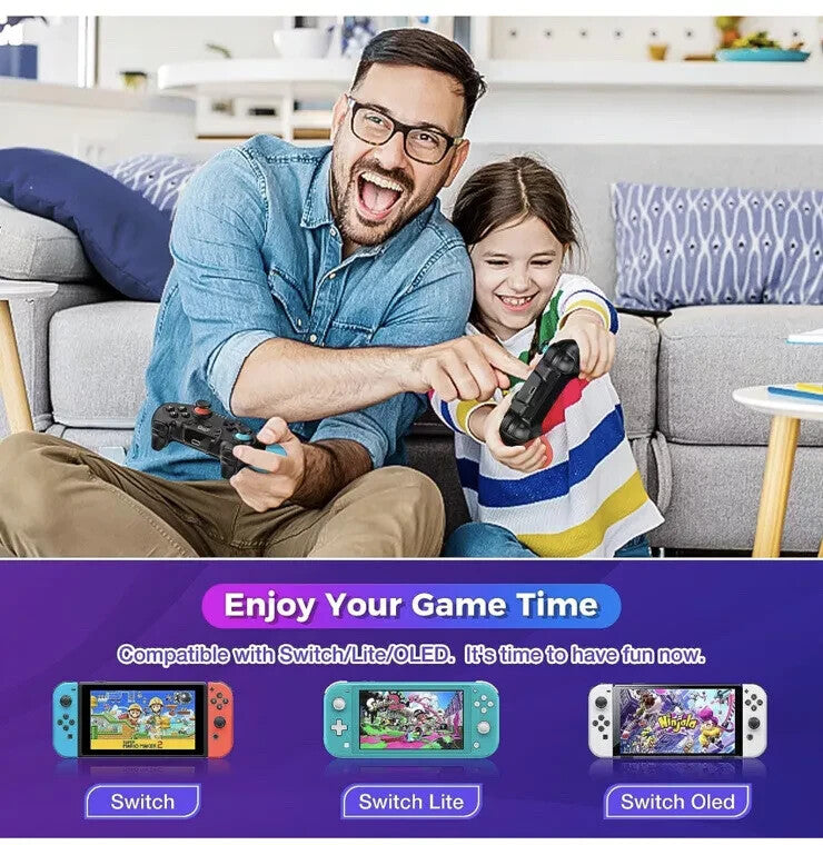 Wireless Bluetooth RGB Controller for Nintendo Switch/Switch OLED/Switch Lite/PC