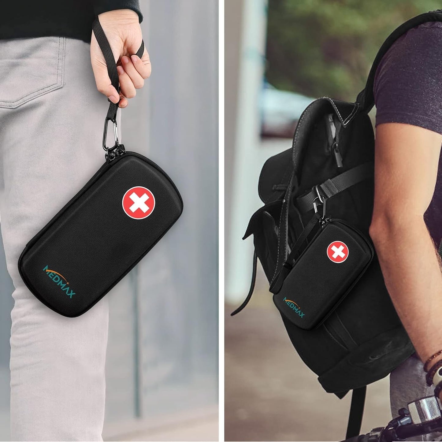 MEDMAX Insulin Cooler Bag with 2 Ice Packs Portable Diabetic for Insulin Pen