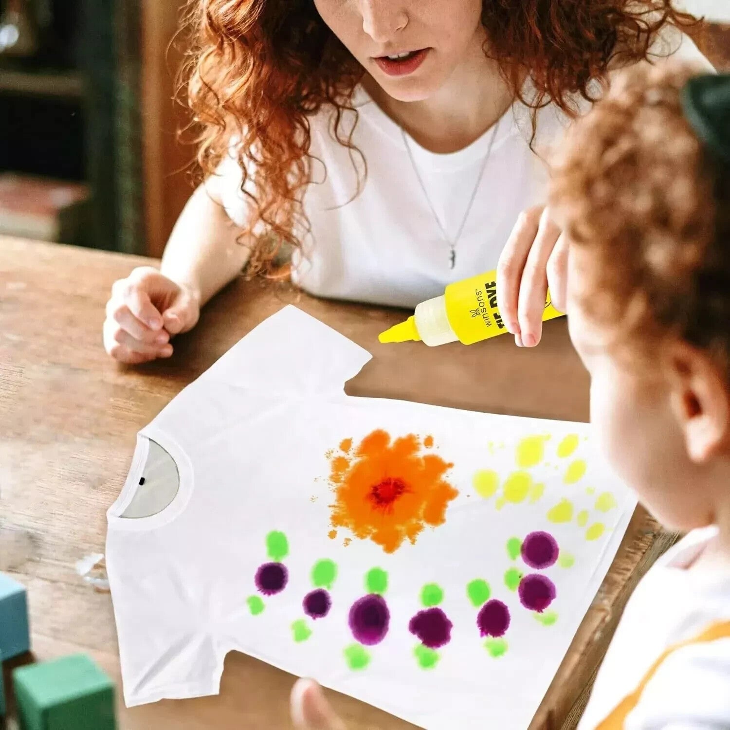 WINSONS 18x2 - Color Tie Dye Party Kit – Fun DIY Fabric Dye Set for Creative Art