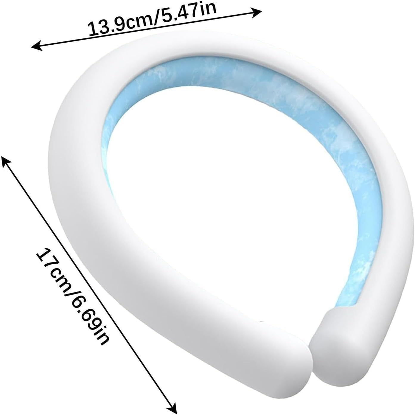 NEWGO Neck Cooling Tube, Reusable BPA-Free Neck Cooler Tube for Instant Heat