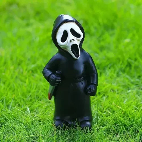 SINSEN Horror Movie Garden Gnomes Nightmares Scream Statue Gift UK