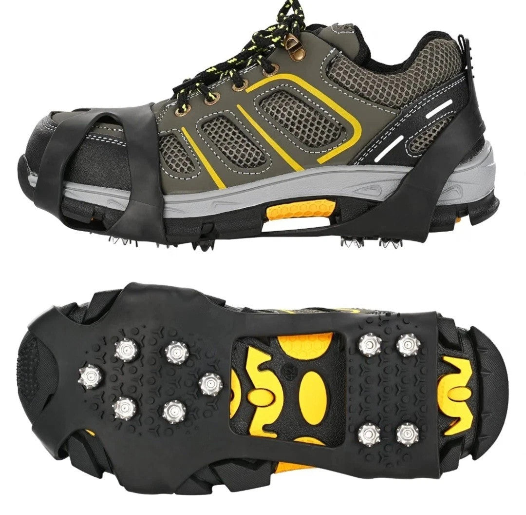 Grectek Gt10 Light Snow Ice Grips Overshoe Boot Cleat Crampons Anti-Slip Size L