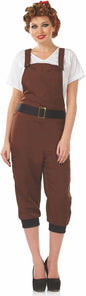 Ladies 40s 1940s 40's WW2 Land Girl Fancy Dress Costume Landgirl by Fun shack