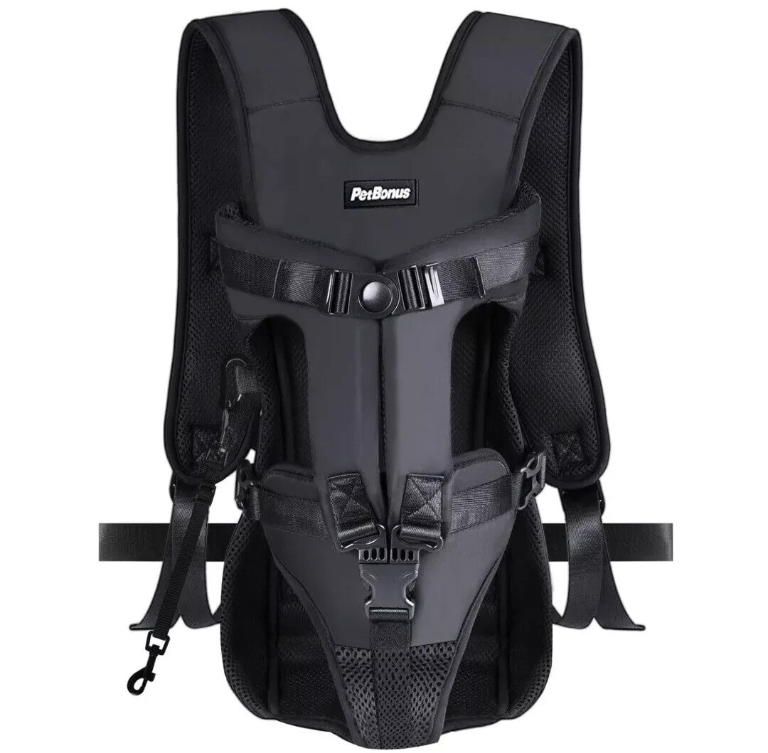 PetBonus Pet Front Dog Carrier Backpacks, Adjustable Backpack Carrier S M L & XL