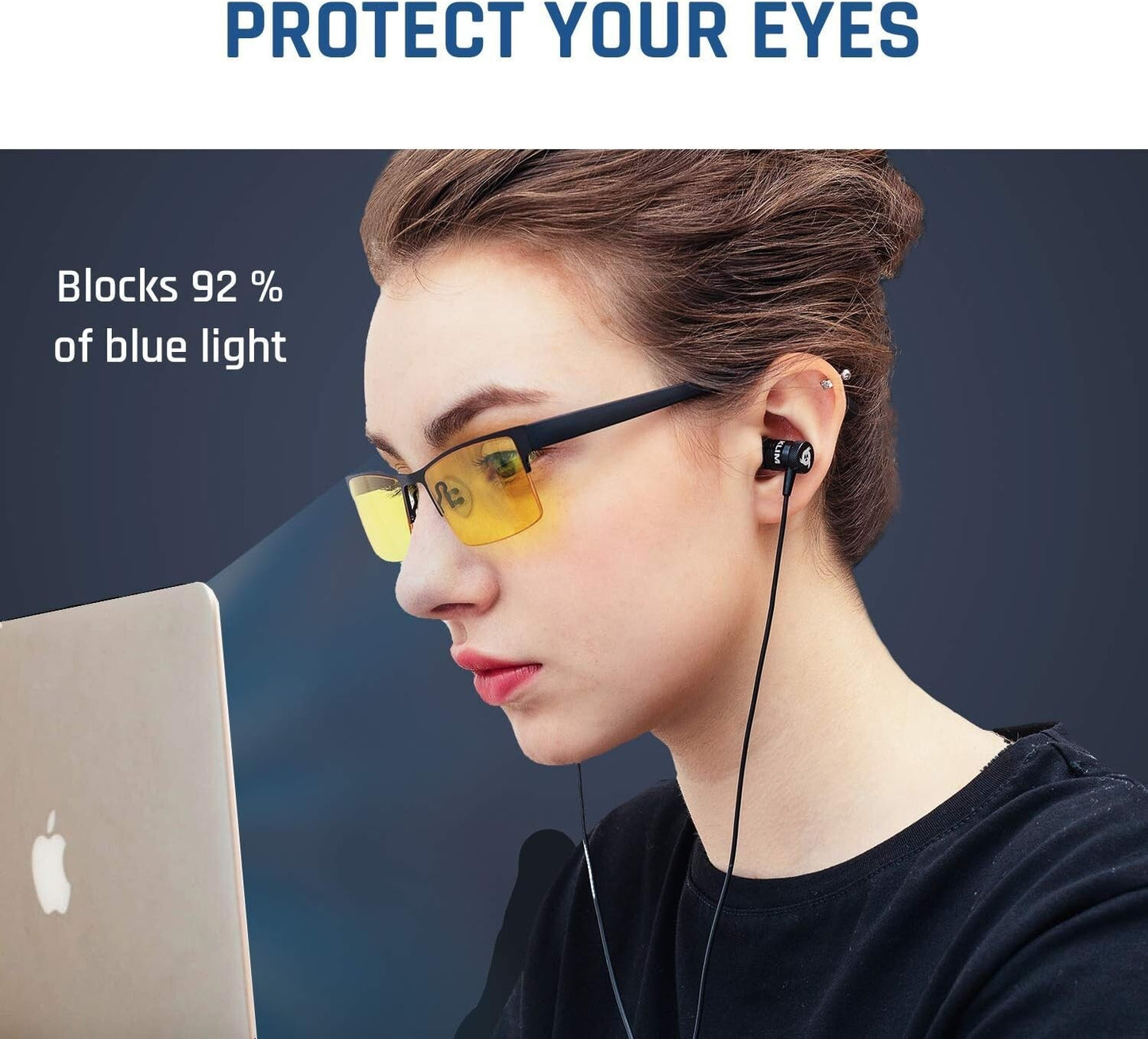 KLIM Protect Anti Blue Light Glasses Anti Eye Fatigue Anti UV glasses New 2024