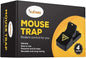 4 x METAL RAT TRAP PEST CONTROL RODENT INDOOR OUTDOOR CATCHER MOUSE LARGE