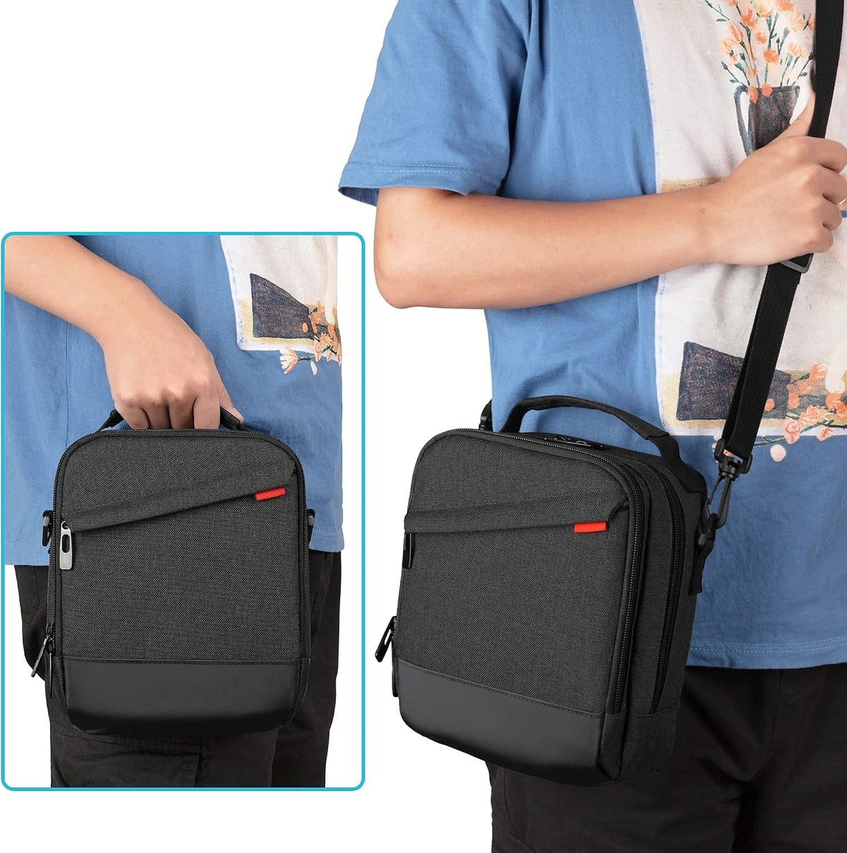 CURMIO Insulin Cooler Travel Case, Diabetes Supplies Bag, with Shoulder Strap