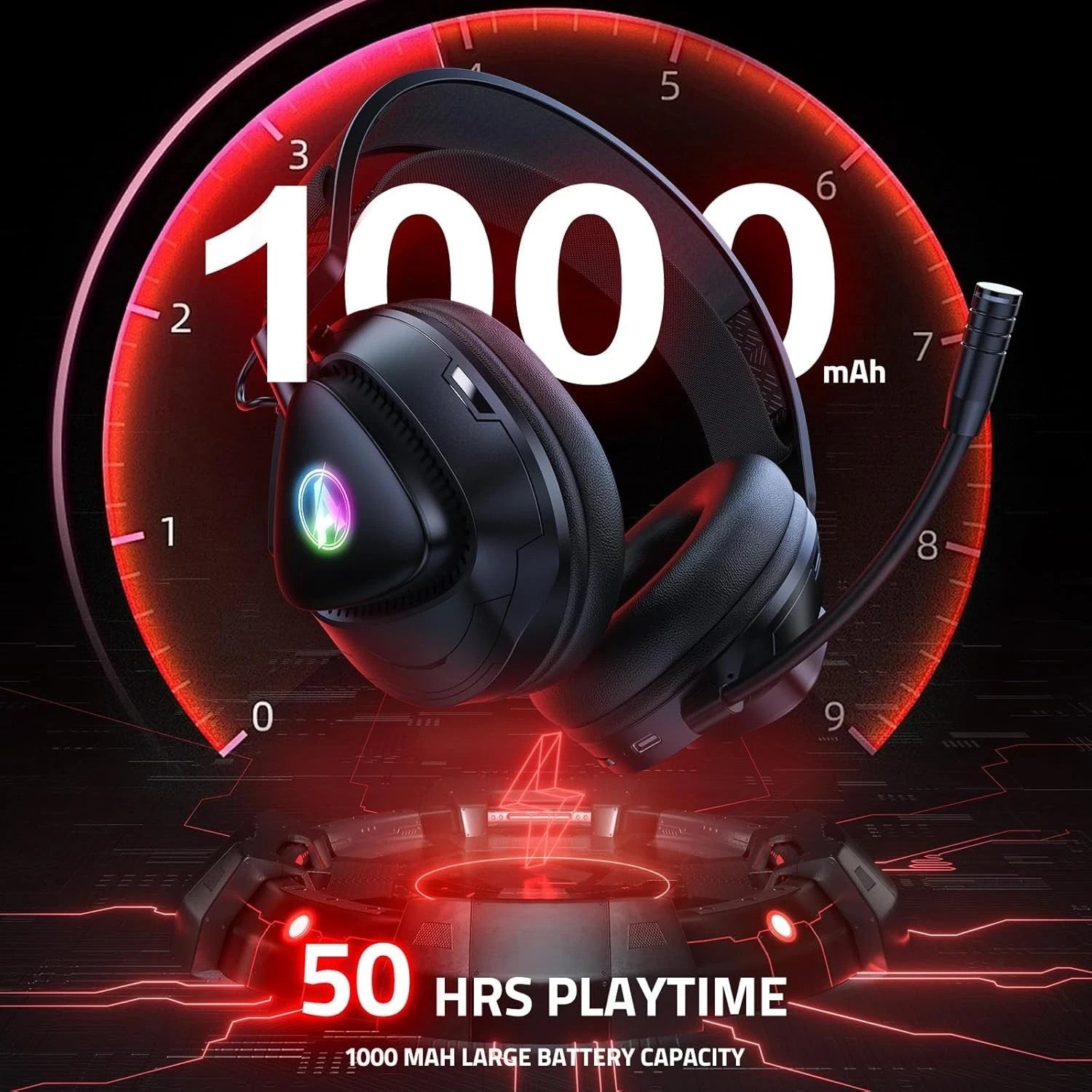 Wireless Gaming Headset with Microphone for PS5 PS4 Switch PC Awinnasey PH3