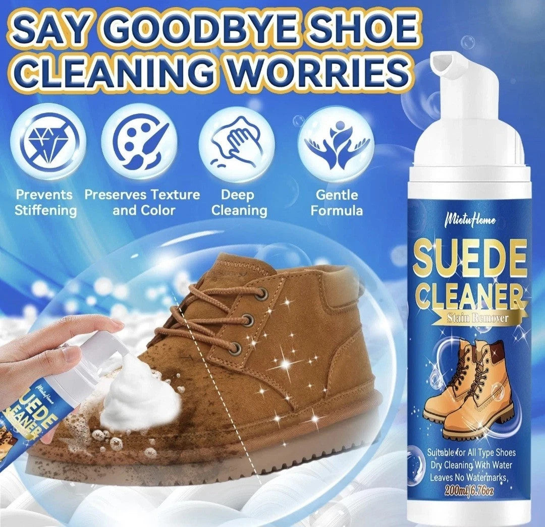 MiotuHome Shoe Cleaner, Suede Trainer Cleaner with 4-Side Suede Brush Cleaner