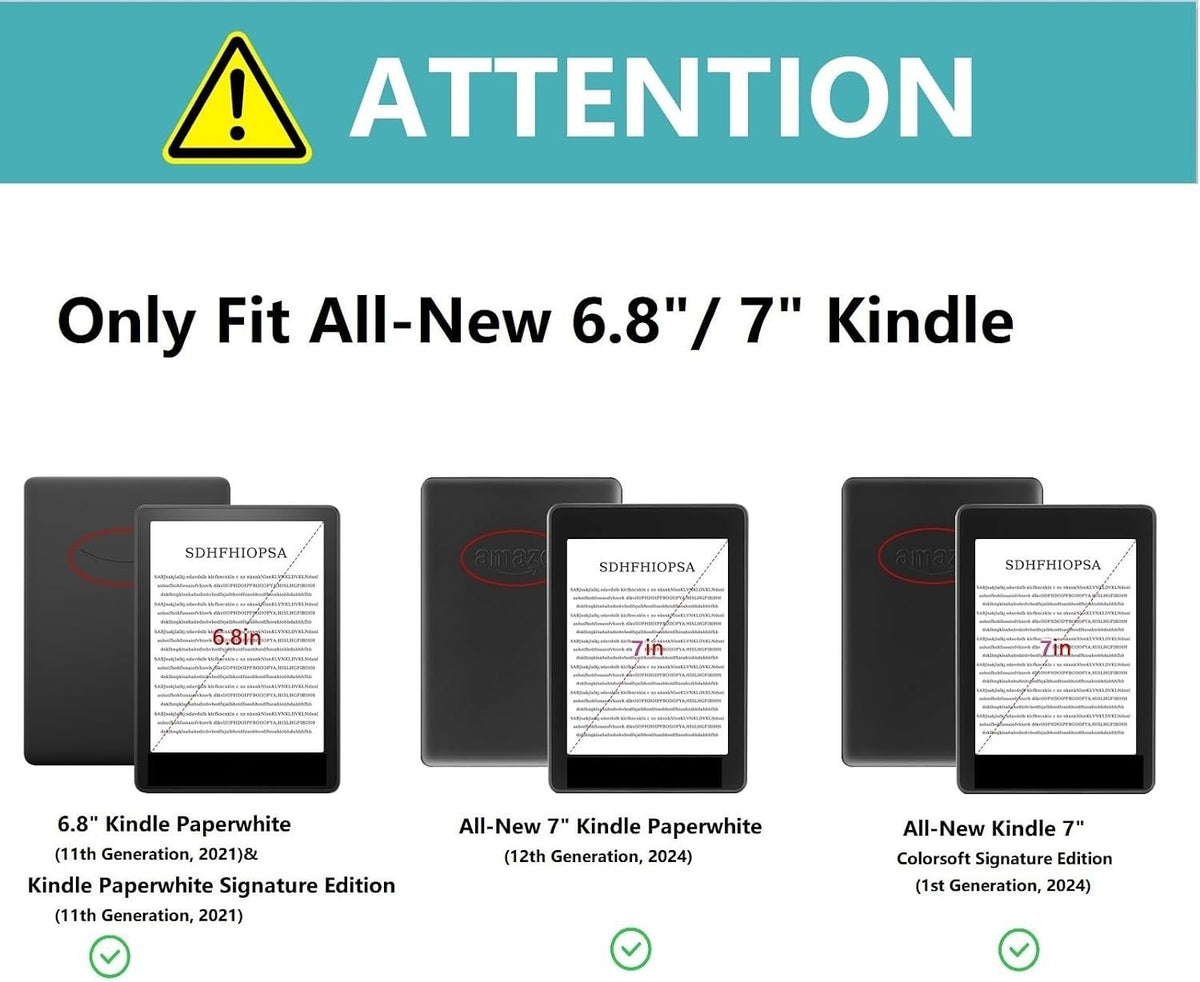 For Amazon Kindle Paperwhite 6.8" 2021 11th Gen Leather Case Ultra Slim Cover UK