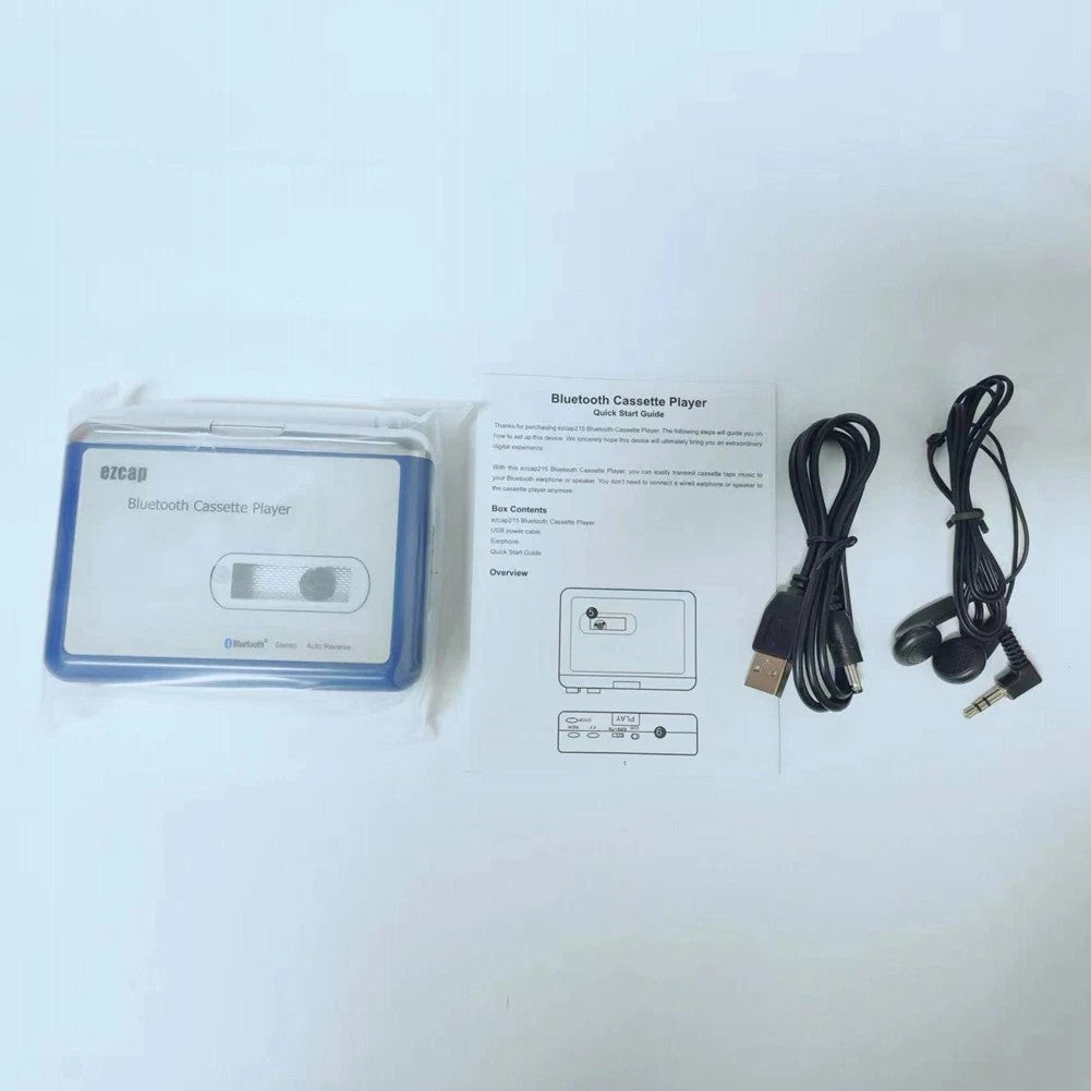  Portable Bluetooth Bluetooth Cassette Player Cassette Transmitter Player7468