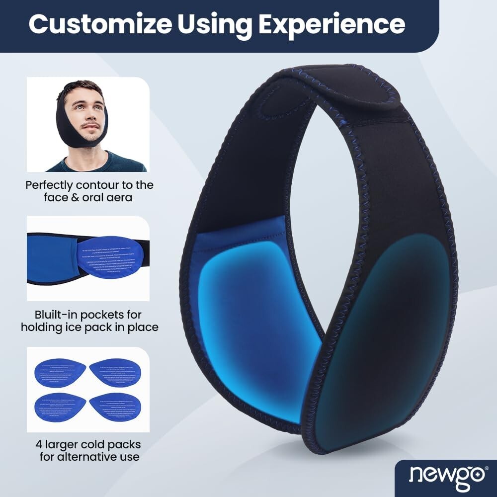 Newgo - Toothaches Cold Therapy - Hands Free Gel Wrap