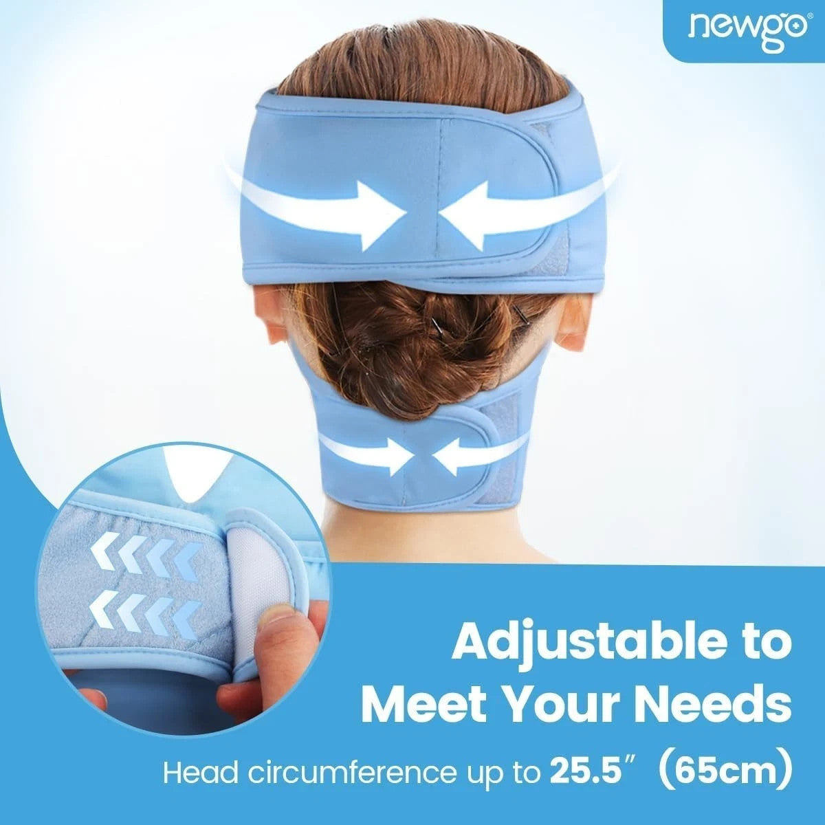 Cooling Ice Face Mask Flexible Eye Mask for Puffy Eyes & Migraine Hot Cold