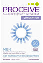 Proceive Men Fertility Supplement 👨 60 Caps 💊 Conception 💙 BB 08/2027 NEW