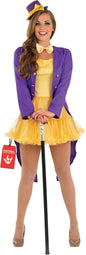 Womens Chocolate Factory Owner Costume Ladies Charlie Fancy Dress Book Week