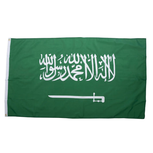 Saudi Arabia Flag Large National Football FIFA World Cup Fan Supporter 5FTX3FT