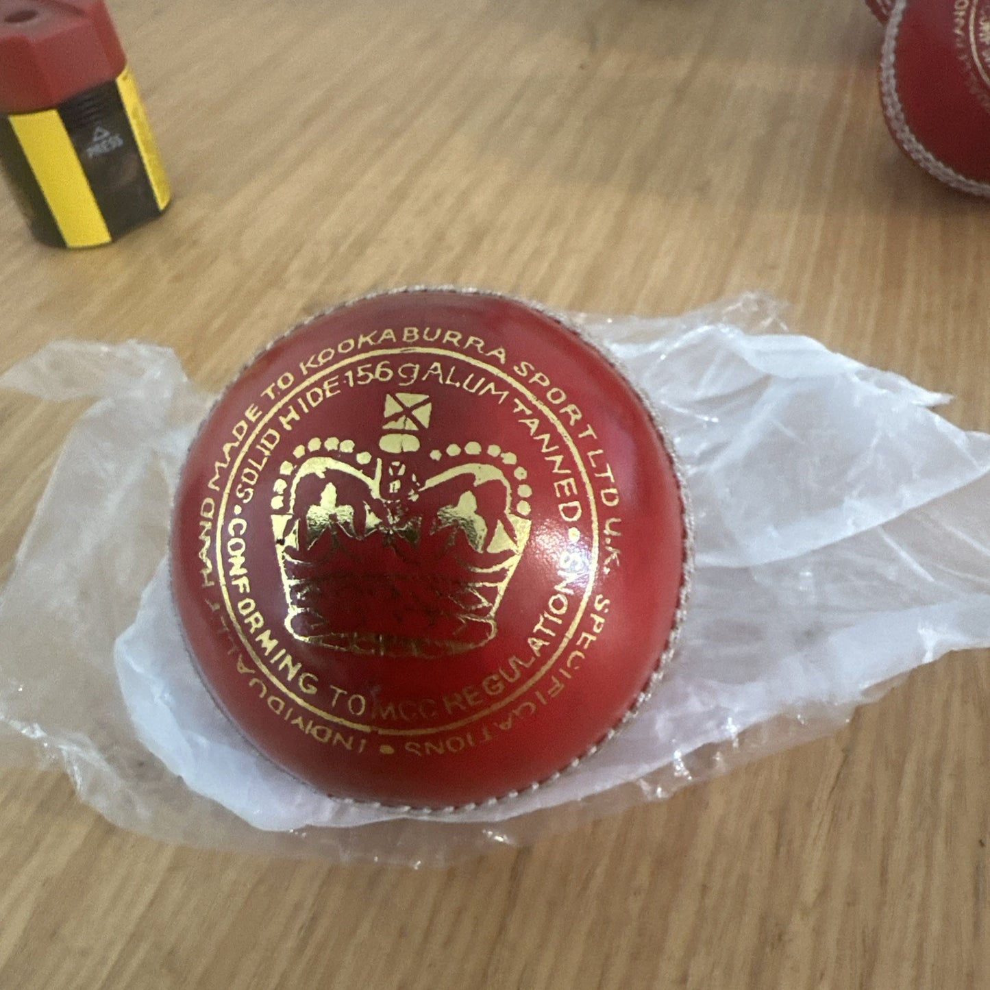 Kookaburra Cricket Ball Red Super Match 115 A 156g - New
