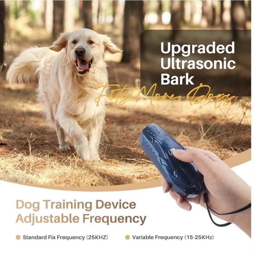 DOG TRAINER Handheld Ultrasonic Bark - All Breeds 6 months to 8 Years