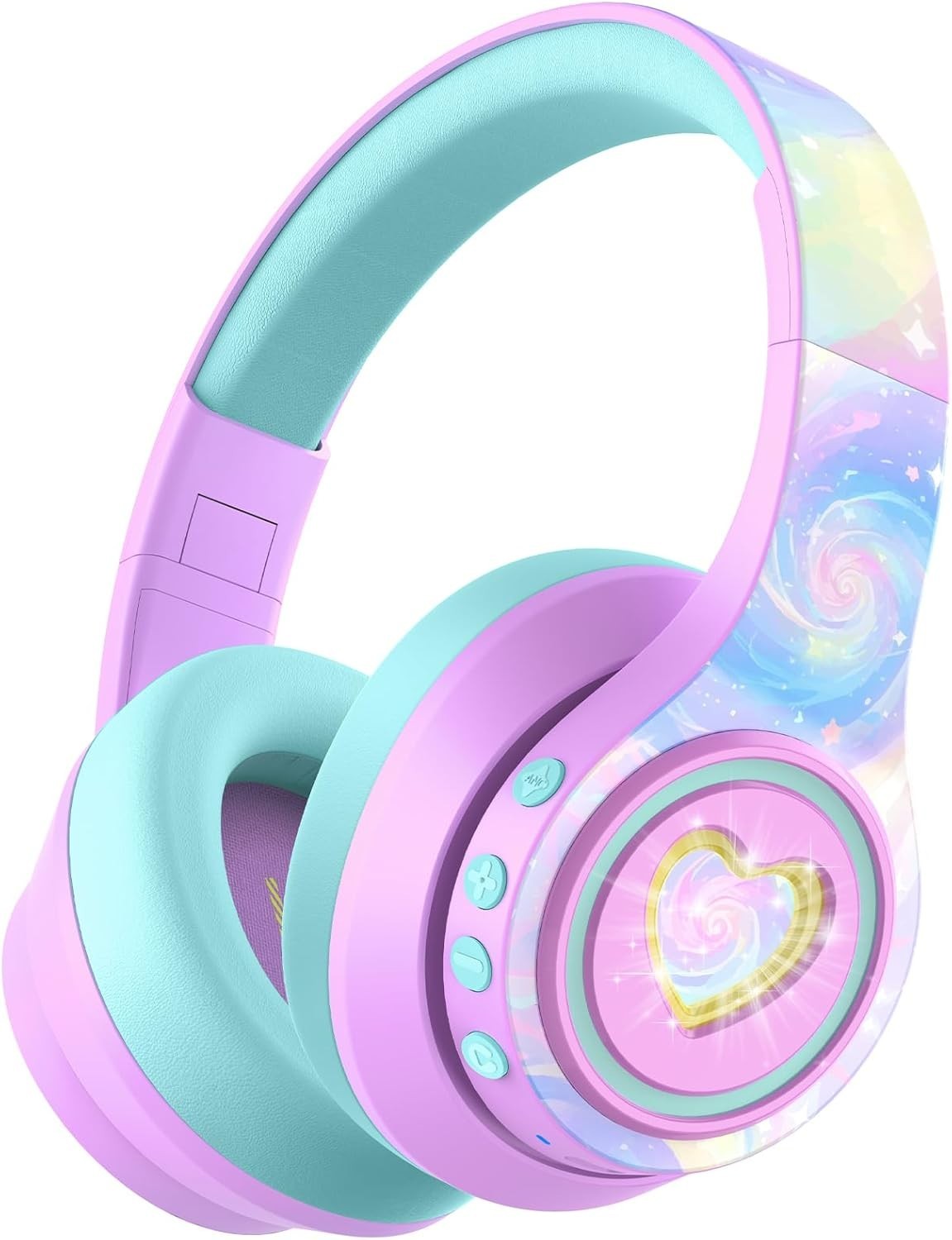 iClever Kids Active Noise Cancelling Headphones - 60 Hour Play Time - Wireless 