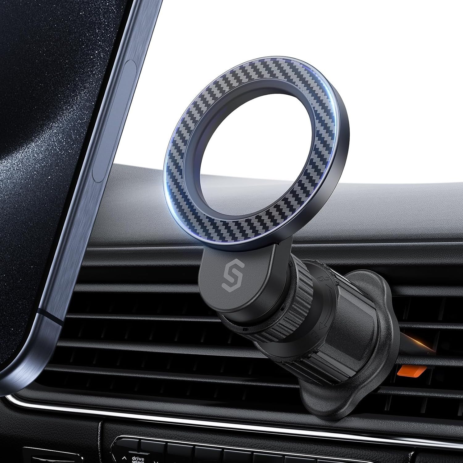 SYNCWIRE for MagSafe Air Vent Car Mount Flexible Rotation Magnetic Phone Holder