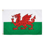 Large Welsh Flag 5ft x 3ft Y Ddraig Goch Large Wales Flag With Metal Eyelets