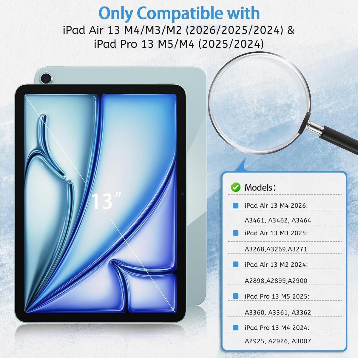 Magnetic Like Paper Matte Screen Protector Film For iPad Air 13 & iPad Pro 13