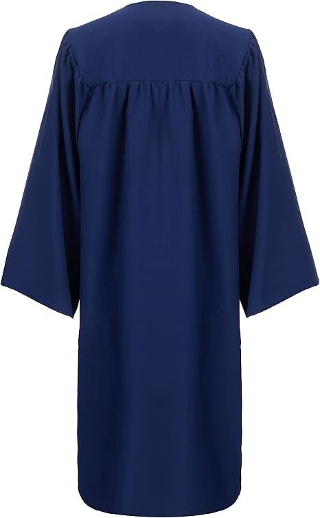GradClassical Graduation Black Gown and Cap Set, Adults Unisex 57" 6ft - 6'2ft
