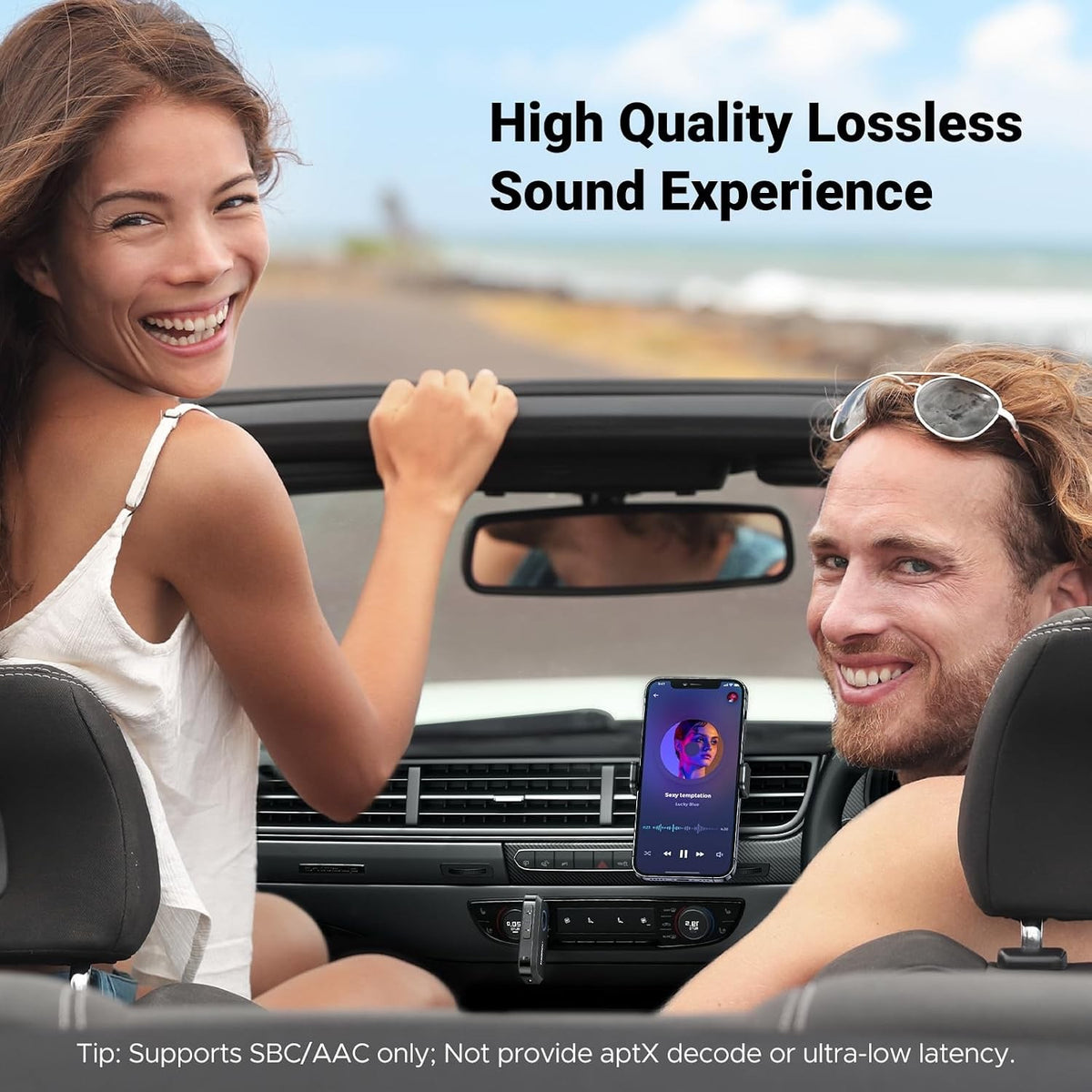 Ugreen Bluetooth 6.0 Receiver with 3.5 mm Jack with Multifunction Button Adapter