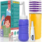 Nasal Rinse Kit – 300Ml Bottle + 5 Saline Packets – Neti Pot for Sinus Relief